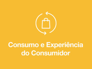 Icone e cor do fundo do curso Consumo e Experiência do Consumidor