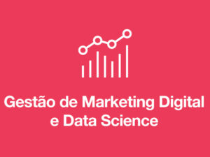 Icone e cor do fundo do curso Gestão de Marketing Digital e Data Science