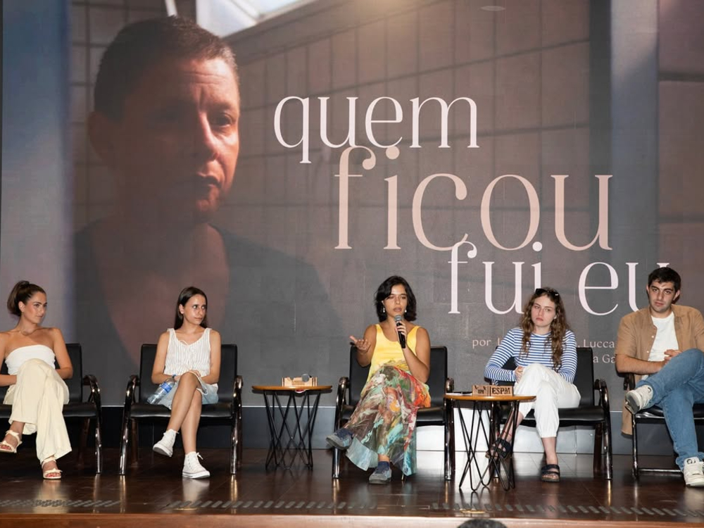 Equipe por trás do curta "Quem ficou fui eu"