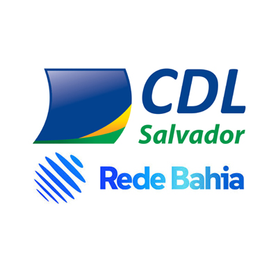 Logo Rede Bahia e CDL Salvador